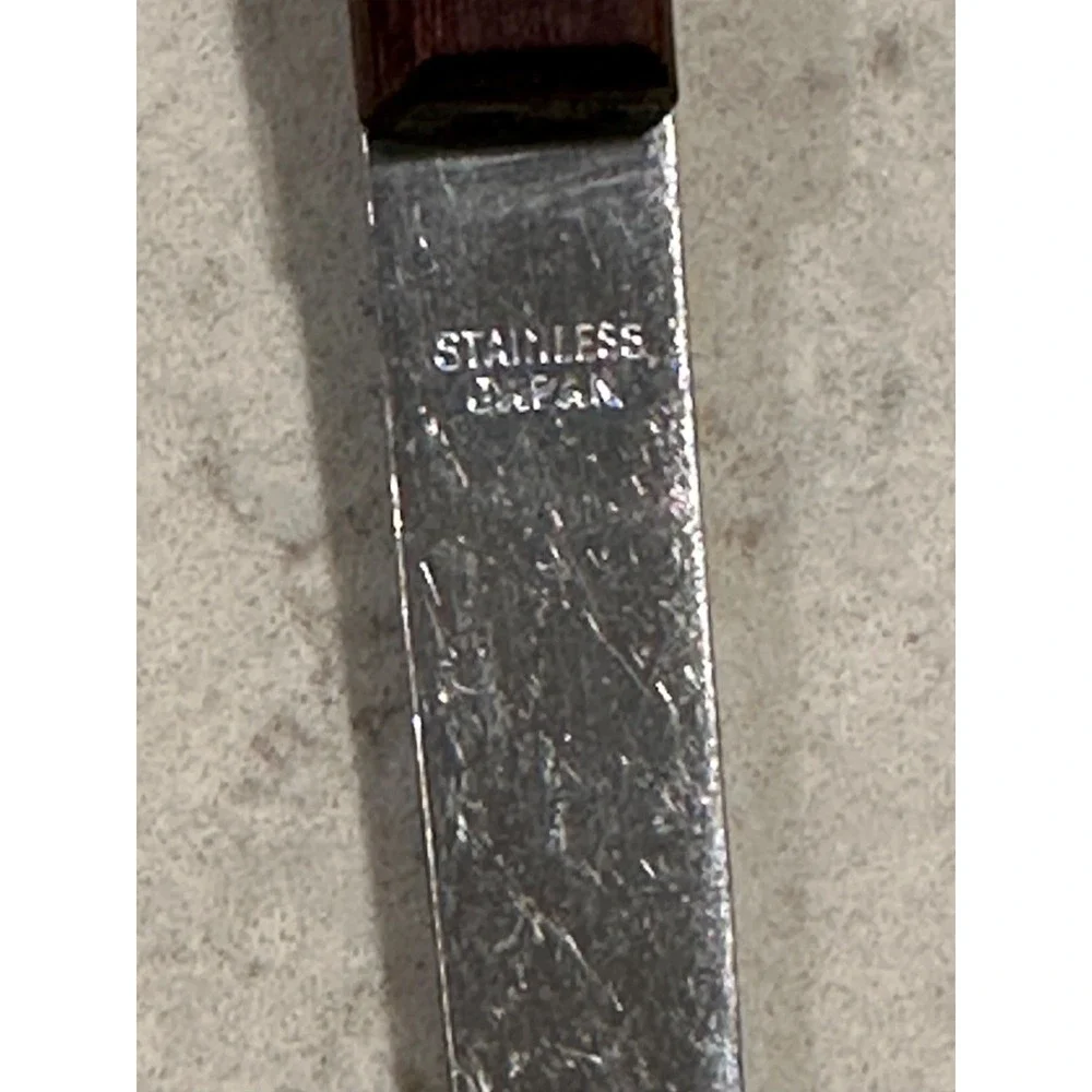 Vintage Carving Fork - Mid Century Wood Handle Meat Fork, Rustic Kitchen Tool